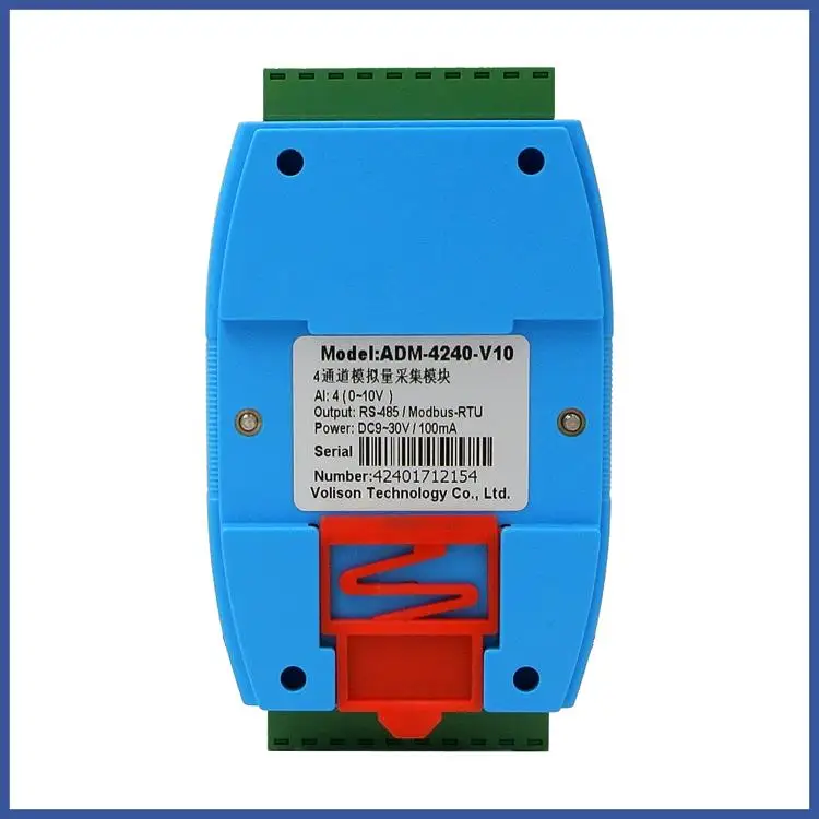 ADM-4240S-C 4-х канальный аналоговый модуль сбора 4-20mA 0-10В 0-20mA до 485 напряжение постоянного тока с протоколом Modbus RTU ptz-камеры