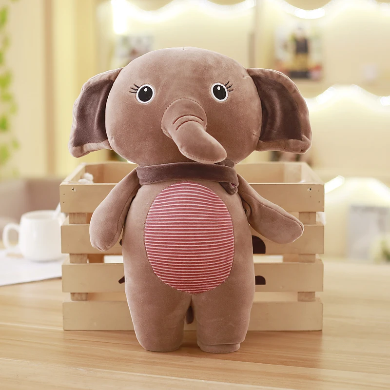 Милая плюшевая игрушка с мультяшным животным, мягкий пух, хлопок, слон, кролики, коала набитая кукла, новорожденная Подушка для сна, игрушки