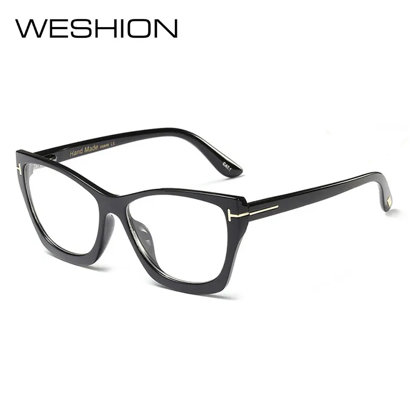 

Cat Eye Prescription Glasses Frame Women Eyeglasses Girls Computer Clear Optical Anti Blue Light Myopia Lenses Lunette De Vue UV