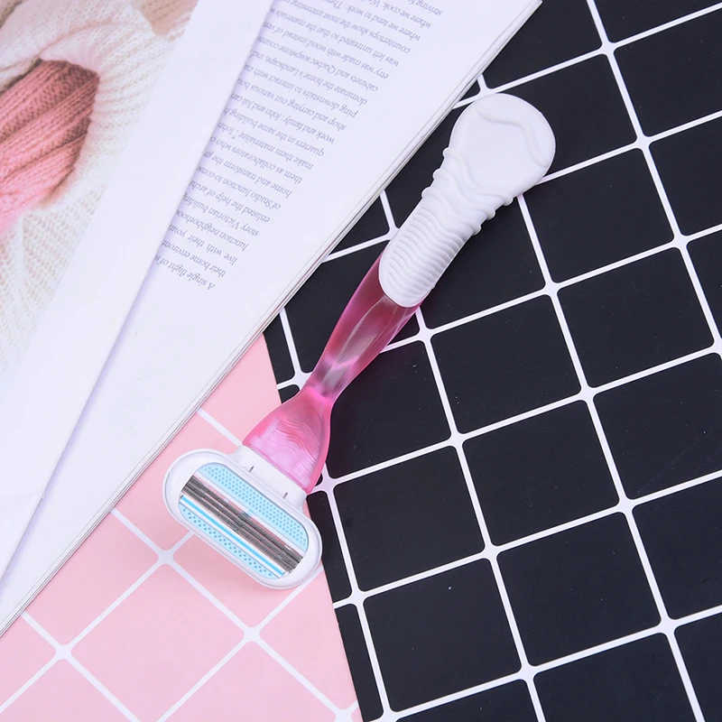 Beli 5 Pcs set Manual Razor Pisau Cukur untuk Wanita Blade Wanita Pencukur Pisau Cukur Rambut Remover untuk Wanita Kecantikan Venuse