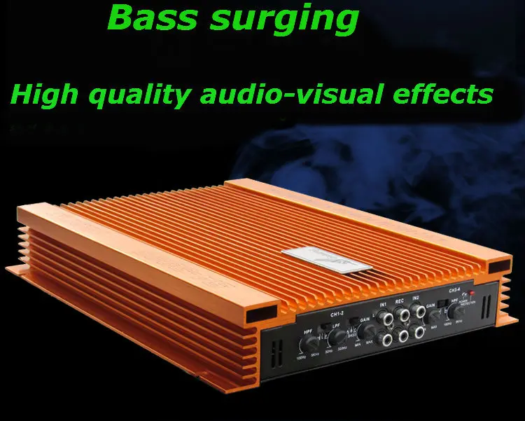 Class A/B high power 4 channel car audio power