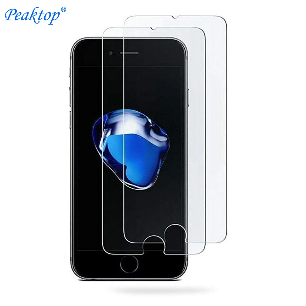 

Tempered Glass for iPhone 6 6S Screen Protector for iPhone 7 Plus Glass Film for iPhone 8 plus X SE 5 5S Tough Protection 4 4S