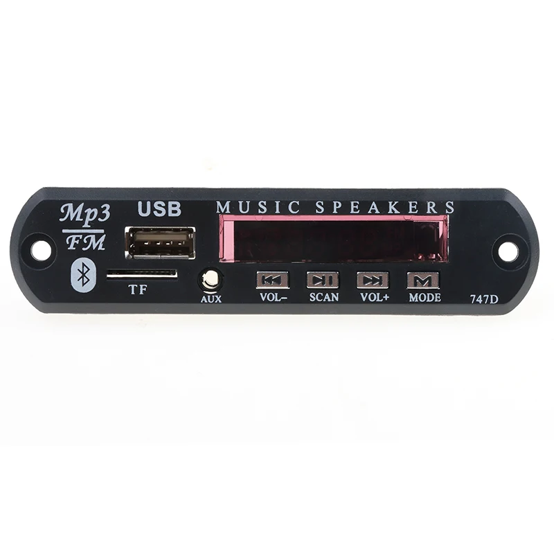 Bluetooth FM радио MP3 плеер беспроводной приемник стерео аудио декодер доска USB 3,5 мм TF USB AUX DIY Автомобильный Динамик модификация