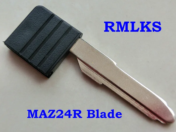 RMLKS необрезанная аварийная вставка лезвие смарт-ключа подходит для Mazda M6 RX8 CX-7