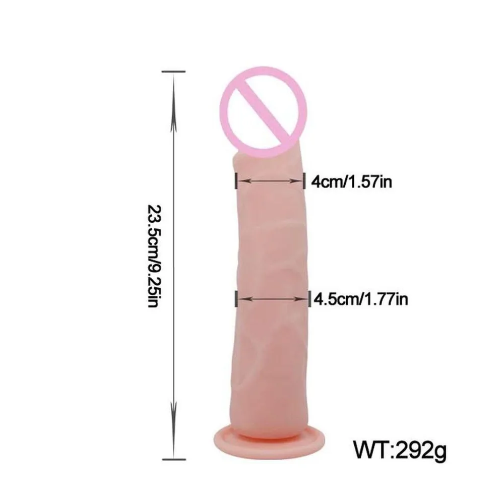 Soft Silicone Large Dildo Realistic Flexible Big Penis Dick Dildos With Suction Cup Adult Sex Products Shop Sex Toys For Woman