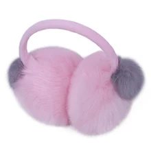 Женские удобные наушники, теплые зимние аксессуары для улицы