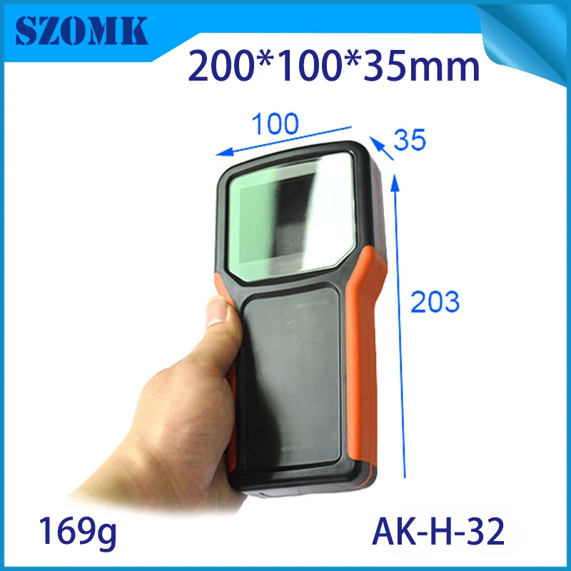 szomk plastic box enclosure electronics project box junction box plastic housing abs electrical handheld enclosure control box 5xAA battery (17)
