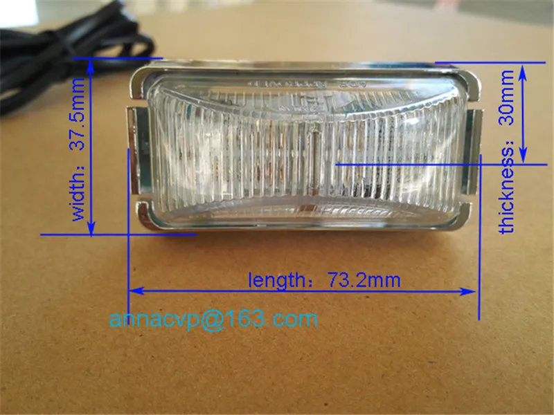 LED trailer side marker light clearance lamp 1 (6)