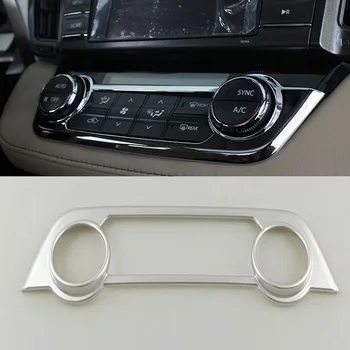 

For Toyota RAV4 2016 2017 2018 ABS Matte Interior Air Condition Button Control Trim Refit interior moulding accessory