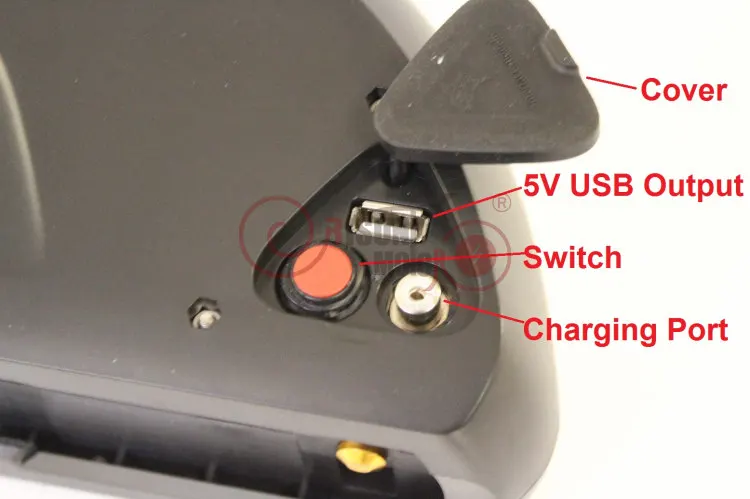 Cheap ConhisMotor Ebike 24V 28AH Japan 18650 Cell Down Tube TIGER SHARK Lithium Battery BMS 2A Or 5A Charger For Electric Bicycle 2