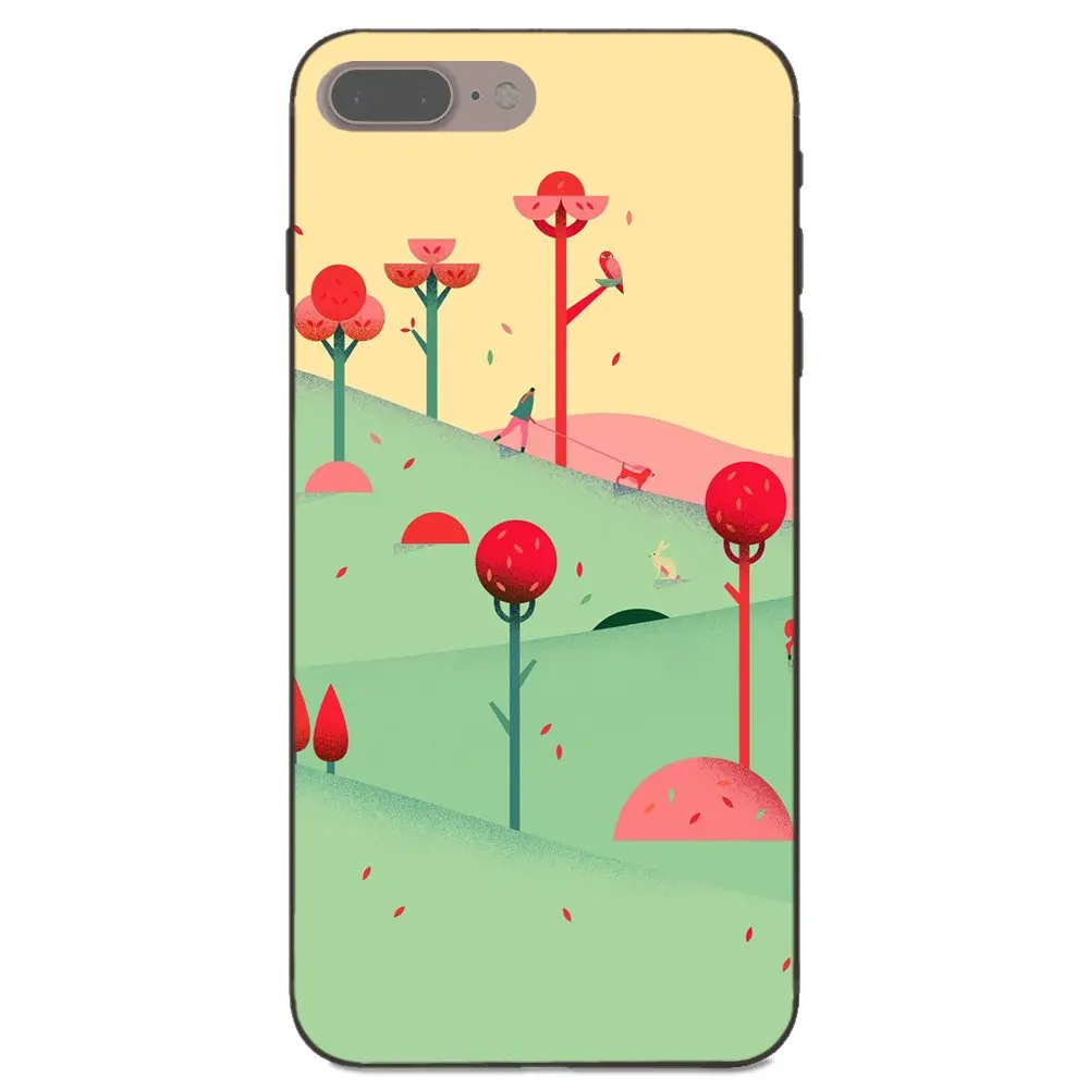Милый мультяшный рисунок растения кактус для Huawei Y3 Y5 II Y6 Y7 Y9 nova 2 Plus 2S 3i 4 Lite Prime 2017 2018