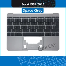 Космический серый A1534 Топ чехол в сборе 613-01195-B для Macbook retina 1" A1534 Топ чехол с французской клавиатурой раннее MF855 MF865