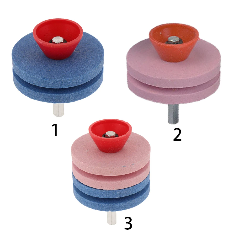 High Efficiency Faster Blade Sharpener Lawn Mower Grinding Rotary Drill Cut Lawnmower Blade Sharpener Grinding Tool