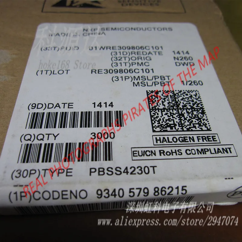 10 шт./лот PBSS4230T SOT-23 PBSS4230 NPN low VCEsat (BISS) блестящий транзистор | Электроника