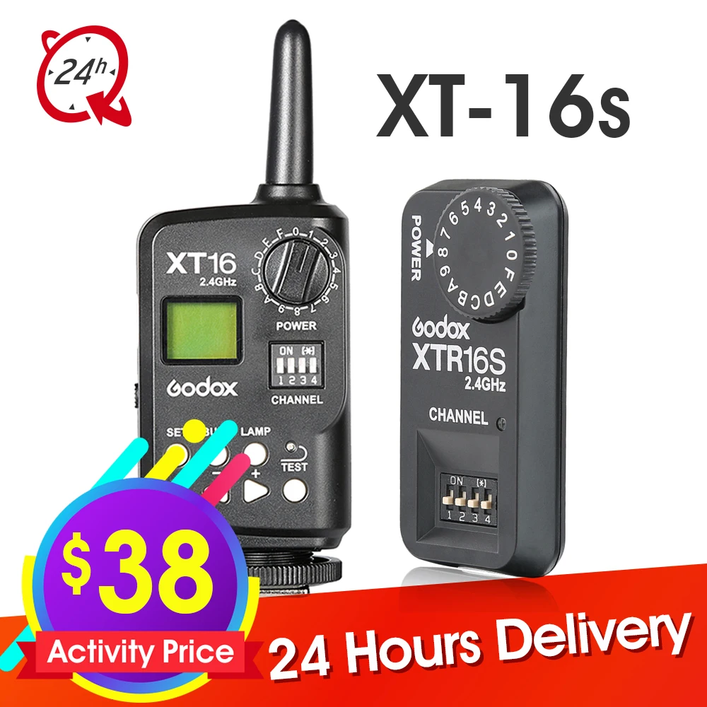 Godox Xtr 16s 2 4g Wireless Flash Trigger Receiver For X1c X1n Xt 16s