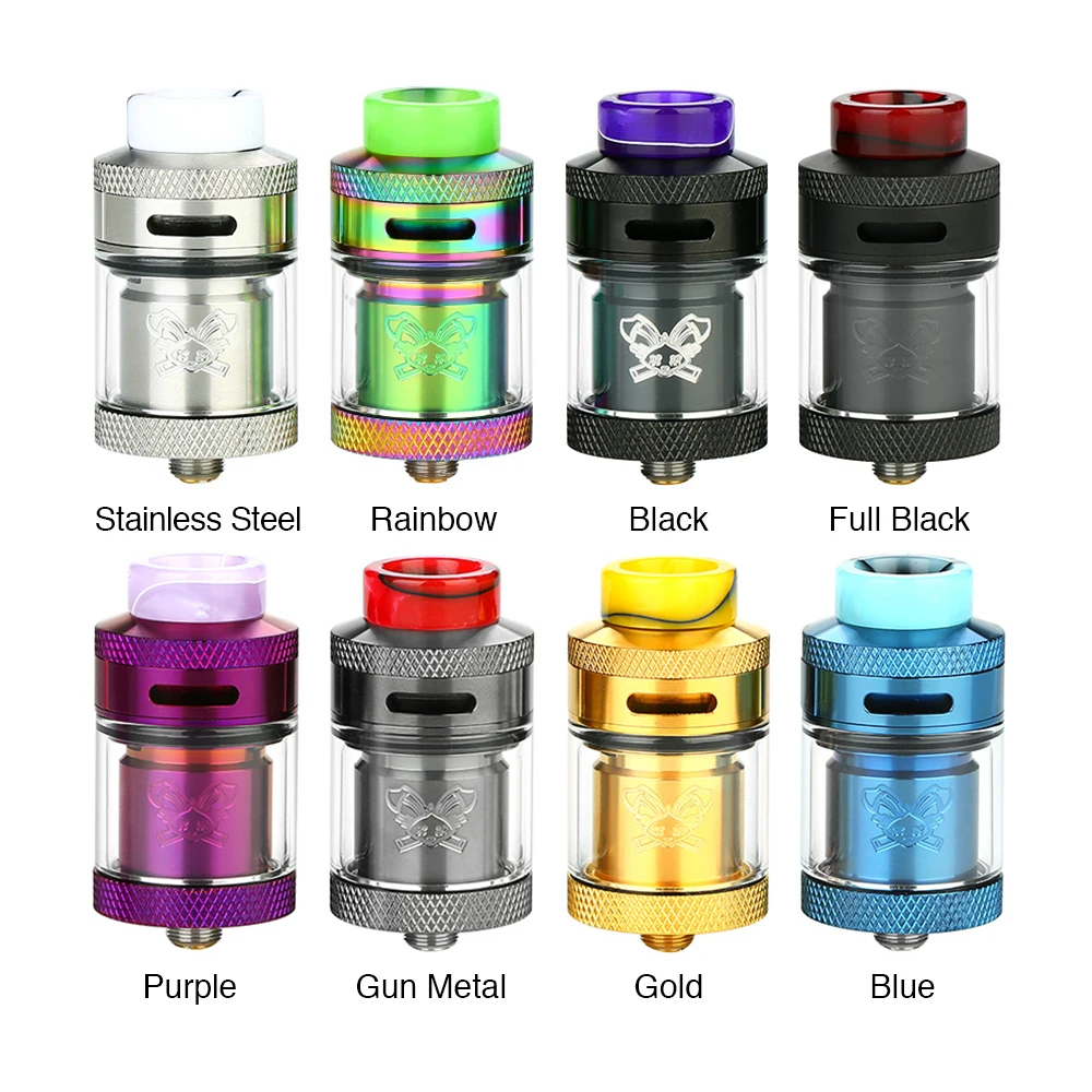 Original Hellvape Dead Rabbit RTA 2ml/4.5ml Tank Atomizer with 24mm Diameter Top-side Diagonal Adjustable Airflow Vs Drop Dead Original Hellvape Dead Rabbit RTA 2ml/4.5ml Tank Atomizer with 24mm Diameter Top-side Diagonal Adjustable Airflow Vs Drop Dead