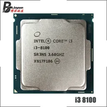 Четырехъядерный процессор Intel Core i3-8100 i3 8100 3,6 ГГц с четырехъядерным процессором 6M 65W LGA 1151
