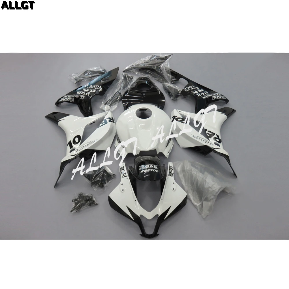 

Injection Glossy White Black Fairing Kit Bodywork for Honda CBR 600RR 2007-2008