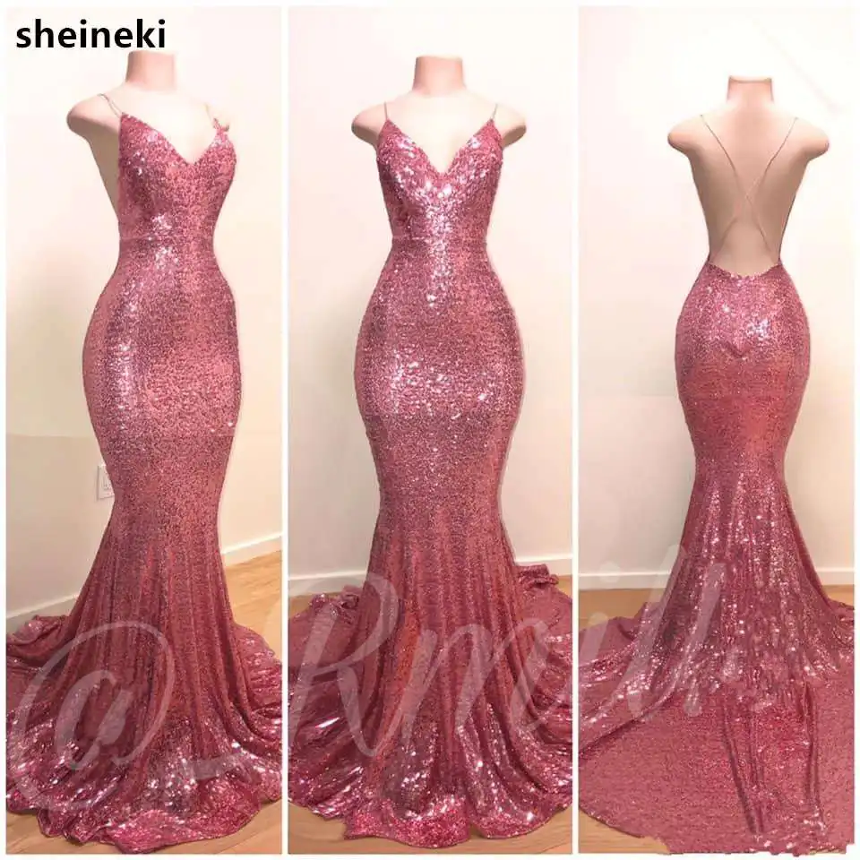 2019-new-spaghetti-straps-rose-pink-sequined