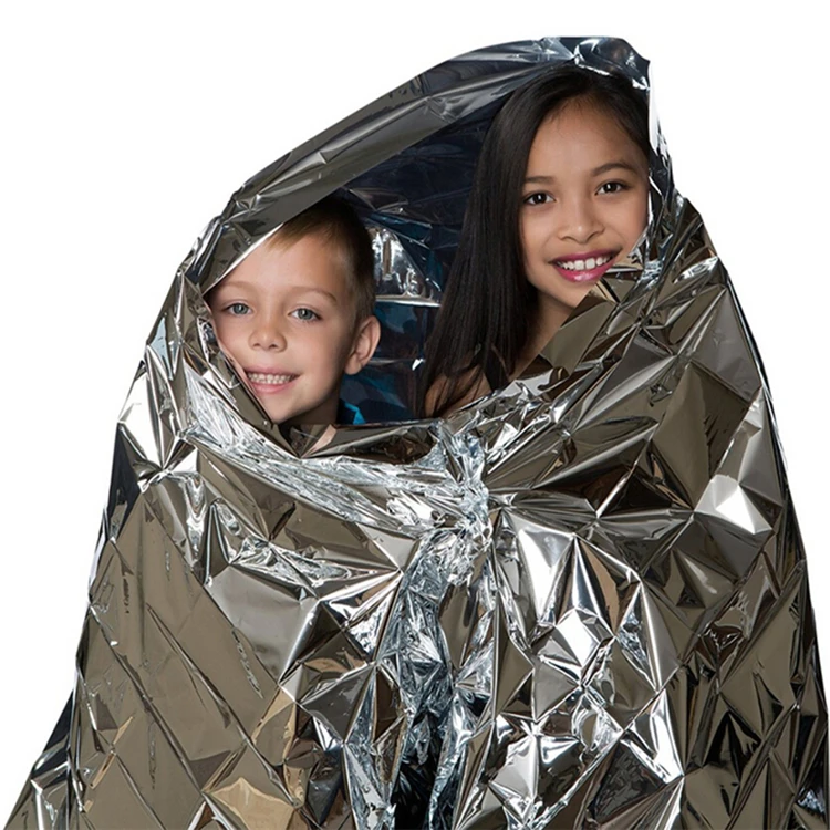 210-140CM-Outdoor-Life-saving-Military-Emergency-Blanket-Survival-Rescue-Insulation-Curtain-Blanket-Silver