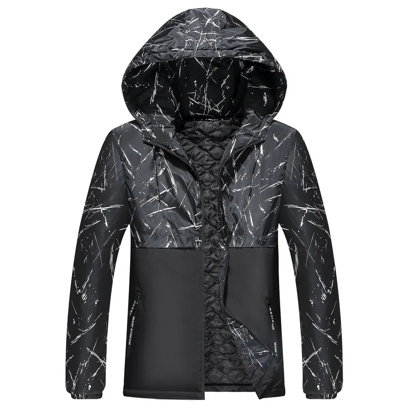 куртка мужская зимняя плюс размеры 10XL 9XL 8XL 7XL парка куртки пальто лоскутное