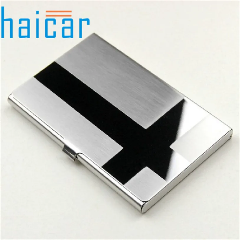 Haicar, органайзер, коробка для хранения, сталь, серебро, алюминий, бизнес, ID, имя, кредитная карта, коробка, держатель, чехол, качество, первое