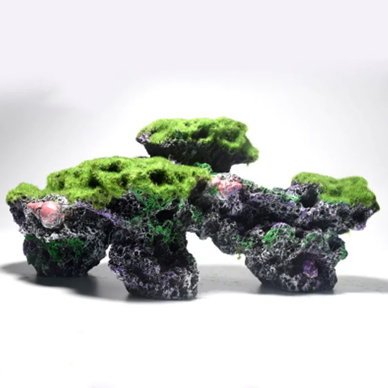 

Economical Fish Tank Lanscape Decor Artificial Moiuntain Rock Cave for Aquarium Decor ds99