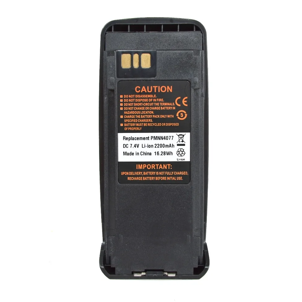 

PMNN4077 Li 2200mAh battery For Motorola DP3400 XPR6550 XPR6350 DP3600 XPR6300 XPR6380 XPR6500 XPR6580 XiRP8200 XiRP8208 Radio