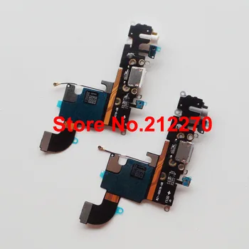 

50pcs/lot New Charger Charging Port Dock Mic Headphone Jack Flex Cable For iPhone 6S 4.7" White/Gray Wholesale