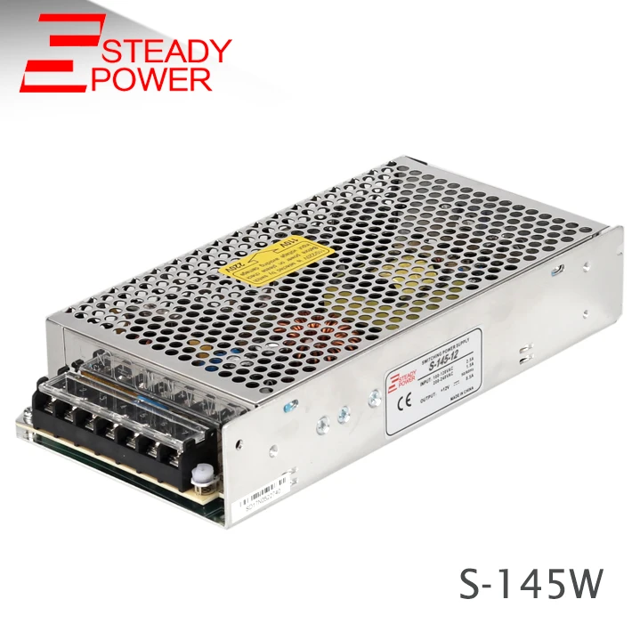 

AC Voltage 110v / 220v to DC 24v Converter Circuit 24volt 6a SMPS/PSU/LED Transformer 145w Power Supply S-145-24