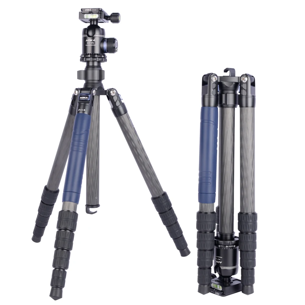 AOKA tripod AK285C professional stativ travel video digital carbon ...