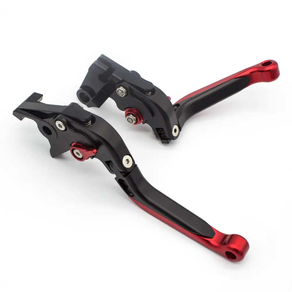 For Honda CBR125 CBR 125 2004- Aluminum Adjustable Folding Extendable Motorcycle Brake Clutch Levers& Handle Grips Set