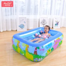 Безопасные из ПВХ плавательный бассейн детский бассейн утолщенный большой детский бассейн летний надувной бассейн