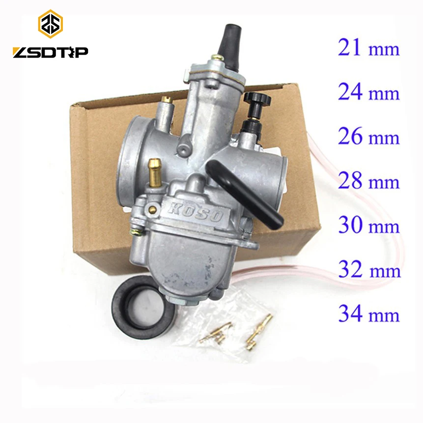ZSDTRP 21 24 26 28 30 32 34mm KOSO Carburetor Replacement Motorcycle