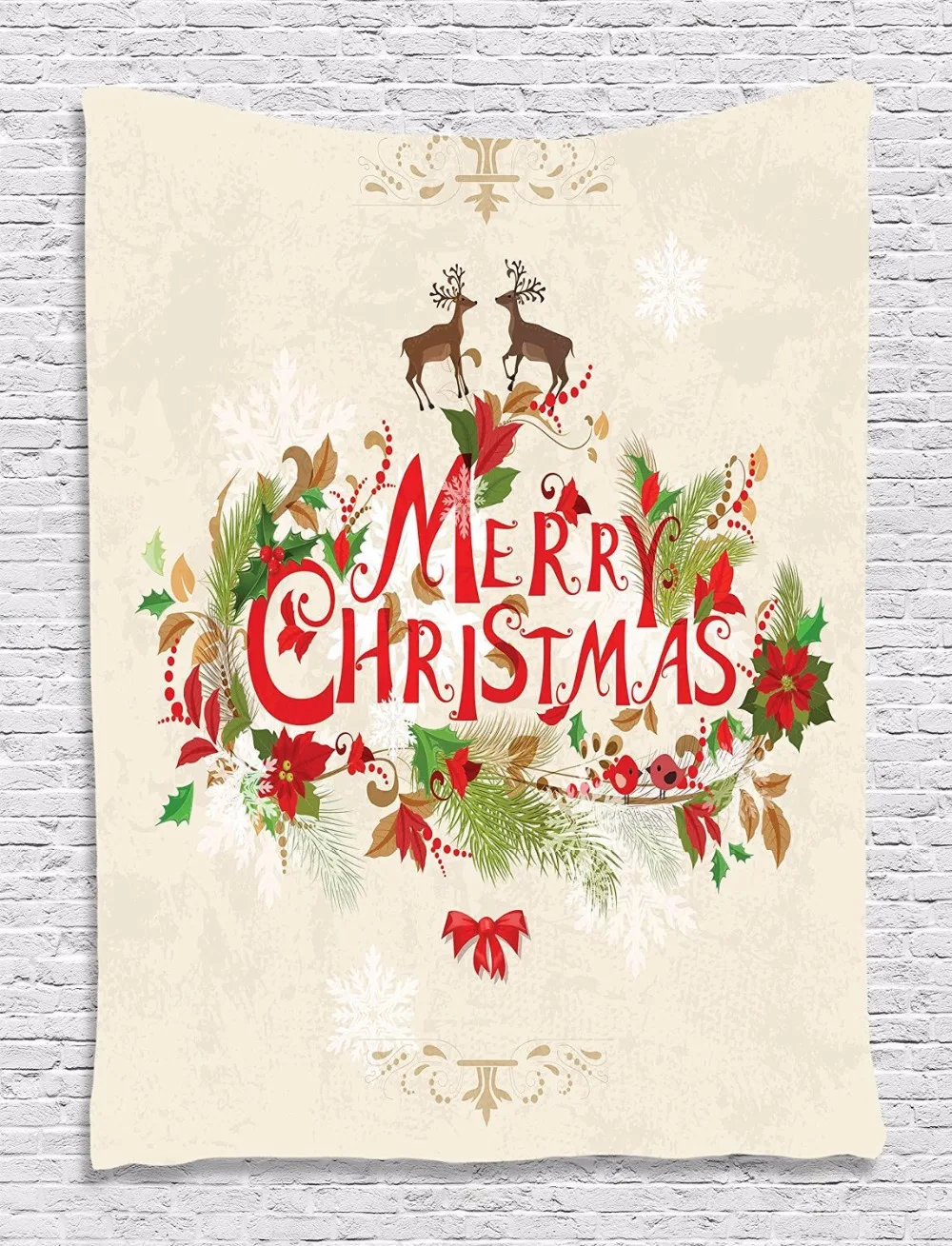 Wall Hanging Tapestries Christmas Gift Tapestry Santa Claus Tapestry