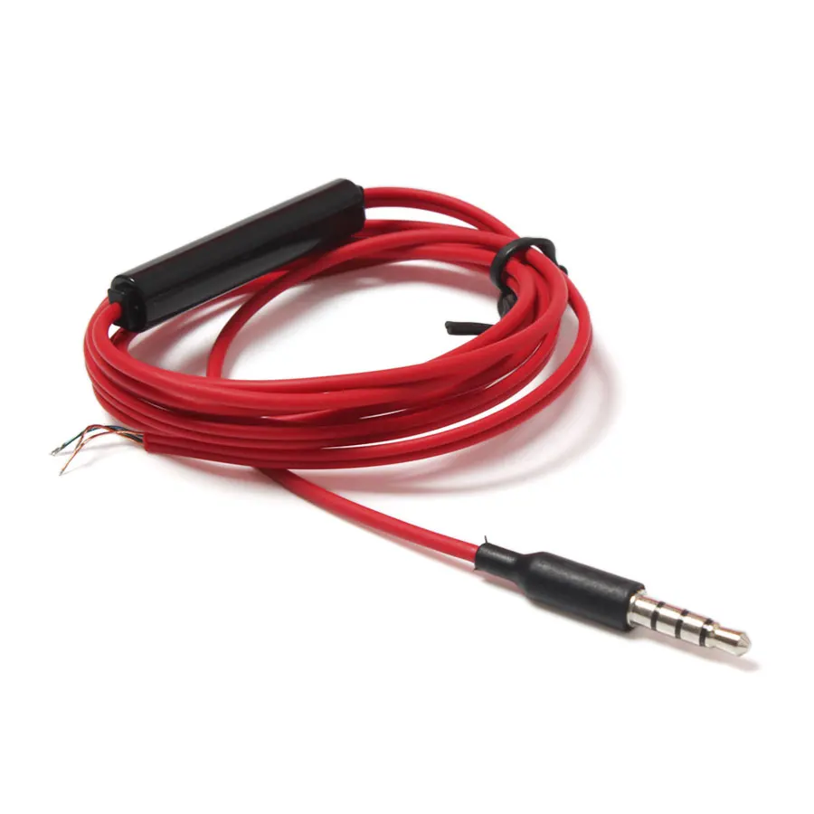 3,5 мм DIY кабель для наушников аудио для ремонта регулятора Замена 14 медный провод аксессуары для наушников 4 вида цветов