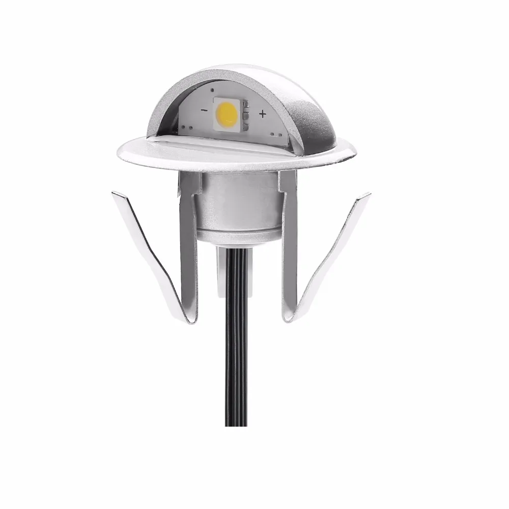 Профессиональный 12 В 0.4 Вт сад свет декоративные серебро открытый пол света led
