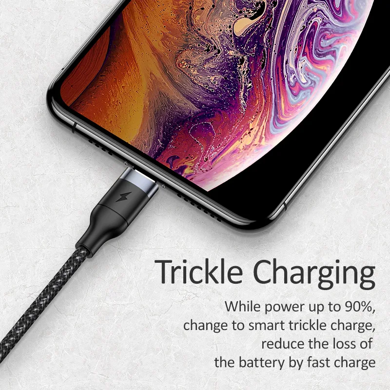  USAMS USB C Kabel zu iPhone Kabel für iPhone X XS XR 18W PD Schnelle Lade USB Typ C kabel Lade Date