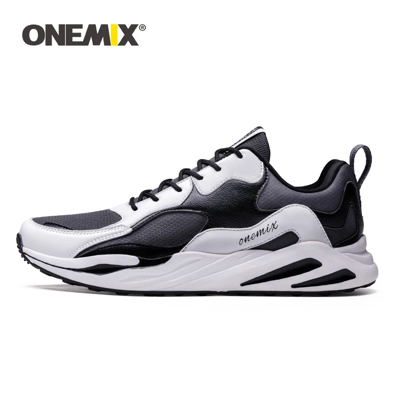 ONEMIX Unisex Casual Shoes Men Running Shoes Soft High Rebound Outsole Breathable Mesh Trail Trainers Outdoor Sport Sneakers