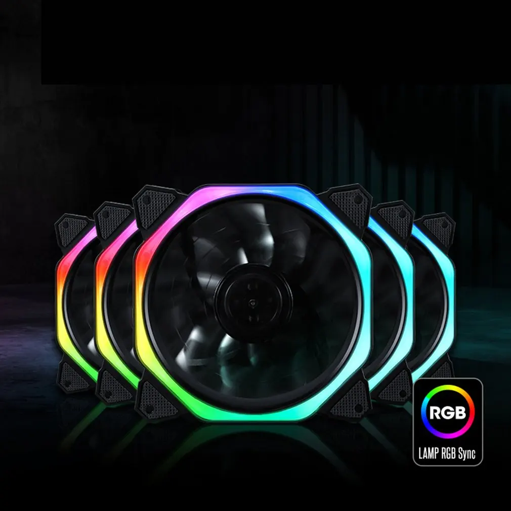 

RGB Light CPU Cooler Cooling Fan Ultra Quiet Durable Aluminum PC Silent Cooling Fan CPU Cooler Heat Sink For Computer