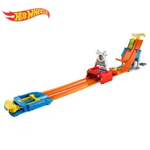 Original Hot Wheels 3 Modes Track Car Toys For Boys 2017 Hotwheels Children Racing Train set Railway Car Educational Toy