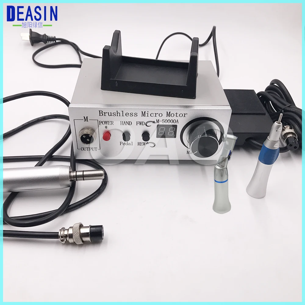 NEW-type-50-000-RPM-Brushless-Dental-Micromotor-Polishing-Unit-with-contra-angle-straight-handnpiece-dental