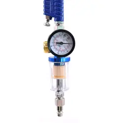 Распылитель пневматический пистолет воздушный регулятор давления в линии масляной воды Ловушка фильтр-сепаратор 1/4 дюймов ЕС/JP Тип