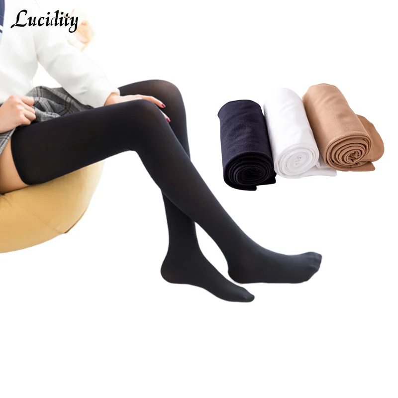 

1Pair/lot =2pieces Velvet Super Long Tube Socks Woman Cute Non-Slip Knee High Socks Female 70cm