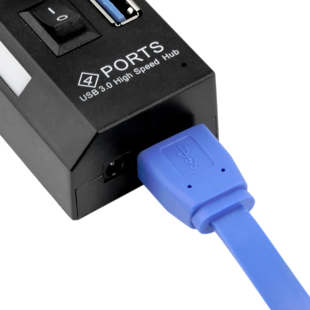 1pcs-Black-KDQ1-USB-3-0-Hub-4-Ports-Speed-5Gbps-for-PC-Laptop-With-on