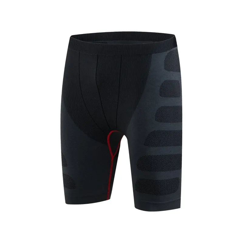 Новые эластичные быстросохнущие короткие брюки для бодибилдера мужские Утягивающие шорты облегающая фитнес обтягивающие летние Стрейчевые брюки Бермуды