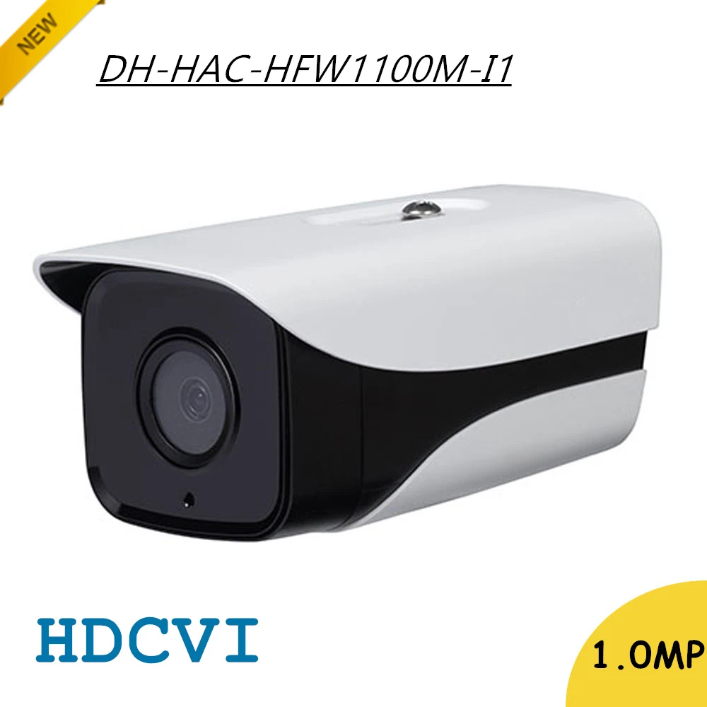 Новое поступление DH HDCVI Камера 1MP HD 720 P DH-HAC-HFW1100M-I1 сеть пуля ИК видеонаблюдения IP67
