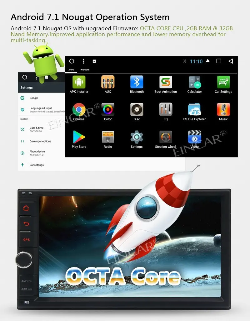 Flash Deal Android7.1 Car Radio 2Din Stereo GPS Sat Nav Support Wifi Bluetooth/RDS/SD/USB/OBD2/no dvd Player(Wrieless Rear Camera Included) 1 Flash Deal Android7.1 Car Radio 2Din Stereo GPS Sat Nav Support Wifi Bluetooth/RDS/SD/USB/OBD2/no dvd Player(Wrieless Rear Camera Included) 1