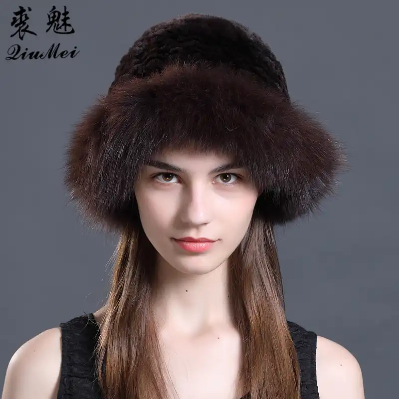 fur trimmed hats ladies