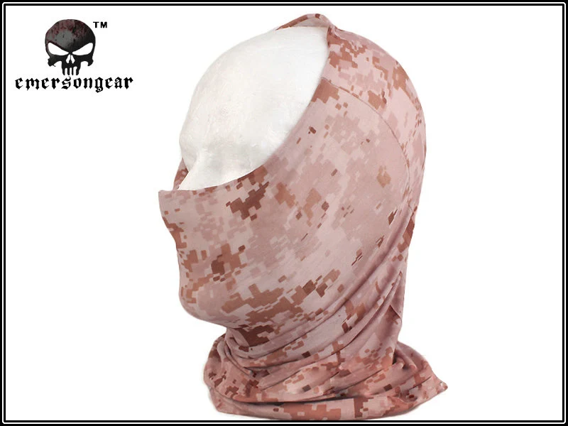 Emerson быстрый сухой мульти-функциональный капюшон маска для пейнтбола быстрое высыхание шарф половина уход за кожей лица маска EM6628 Мультикам AOR1 - Цвет: AOR1